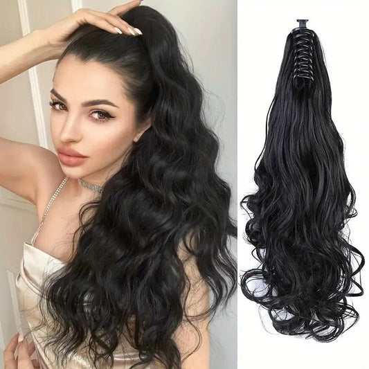 Extendria™ 18 Inch Long Ponytail Hair Extension (Free Hair Bun)